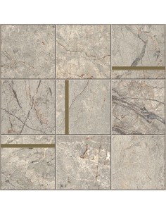 Décor Comp.NbrL 30x30x0.9 AMAZING SILV Anima Futura Caesar LU