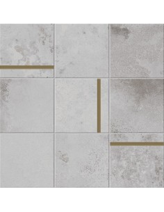 Décor Comp.Nbra 30x30x0.9 ARGENT Alchemy Caesar NA