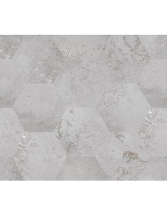 Décor 3D hexa 28x34x0.9 ARGENT Alchemy Caesar NA